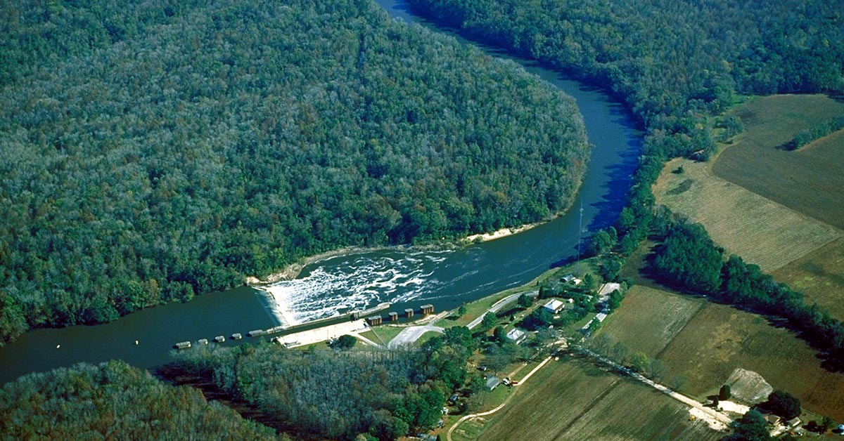 Illustration of Cape Fear River