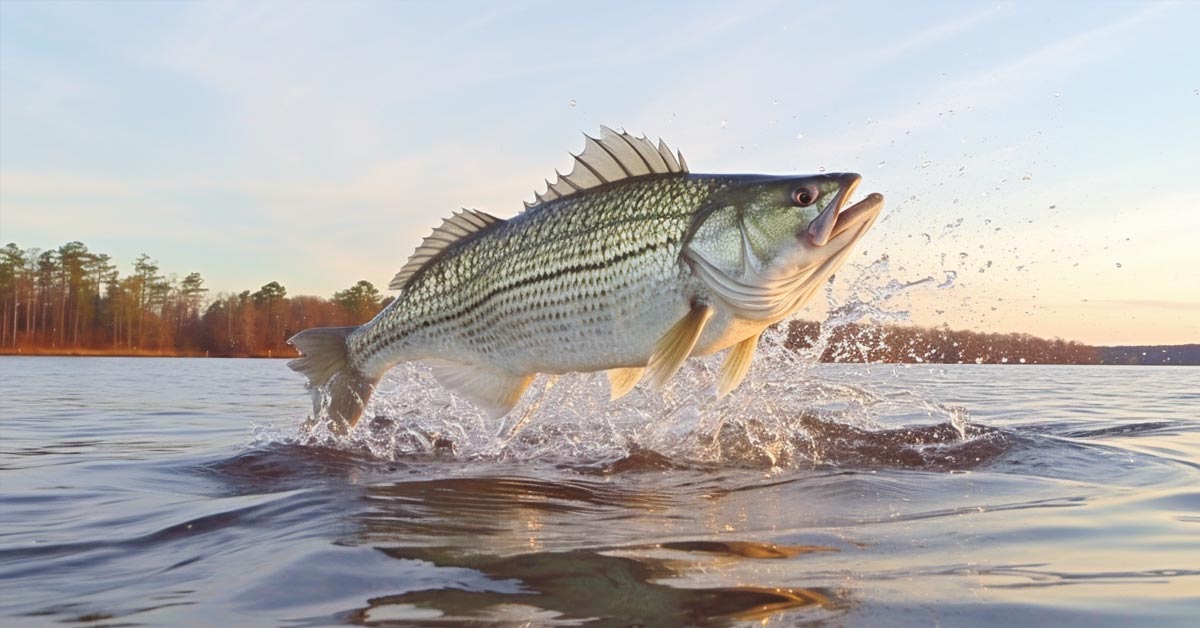 Illustration of a Striped Bass