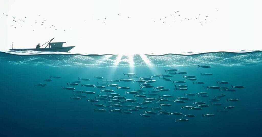 Illustration of Responsible Fishing Practices