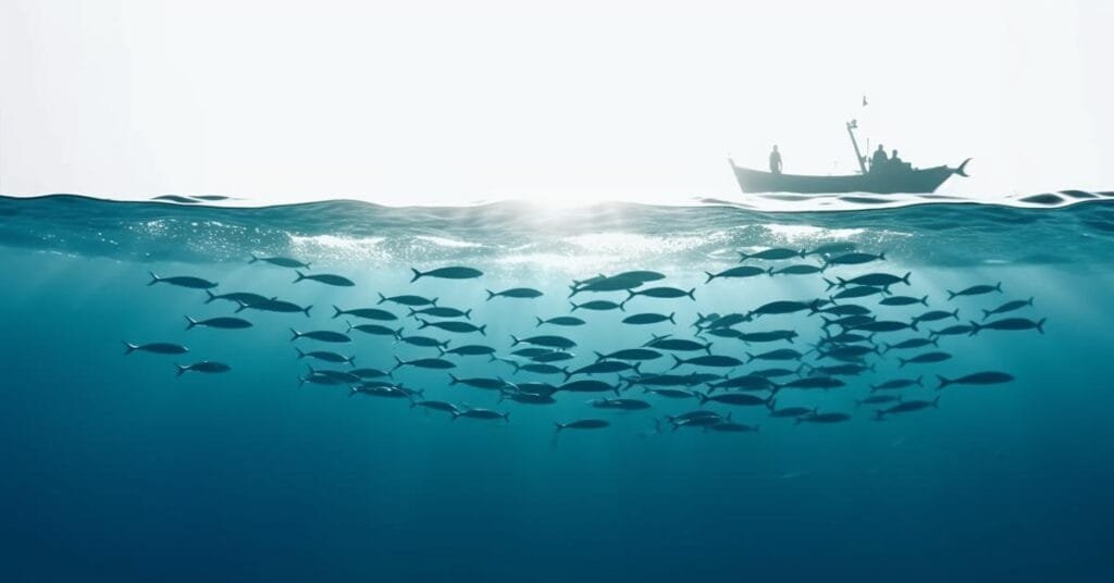 Illustration of Responsible Fishing Practices